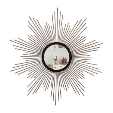 Imagem de Espelho decorativo com moldura Supernova Rose Gold - Otago