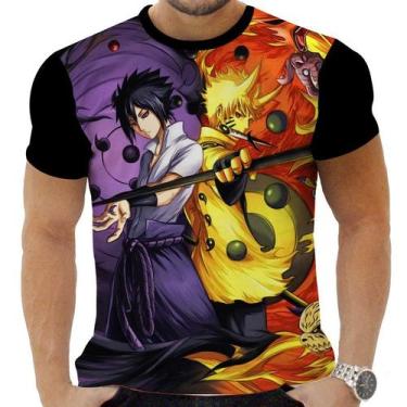 Imagem de Camiseta Camisa Personalizada Anime Naruto Sasuke Uchiha 01 - Zahir St