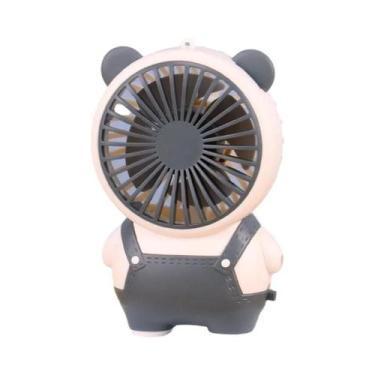 Imagem de Mini Ventilador Portátil Recarregável Em Formato De Desenho Animado Pa
