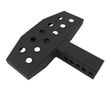 Imagem de aqxreight Plataforma de Aço para Serviço Pesado Com Degrau de Engate para Receptor de Engate de 2” Degrau de Acesso Traseiro Com Capacidade de 600 Lb para Caminhões, SUVs, Picapes e Trailers
