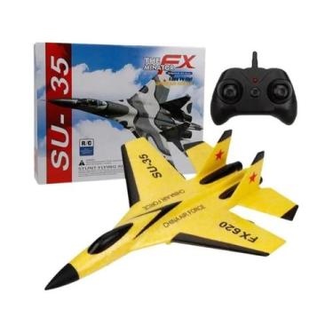 Imagem de Avião De Controle Remoto SU-35 Em Espuma Para Meninos, Brinquedo De Co