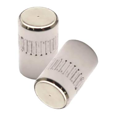 Imagem de TTETTZ 2x Ponteiras para Seletor de Captadores de Guitarra, Peça para Guitarra Elétrica, Fácil Instalação, Tampas de Botão com Rosca, Prata M3.5