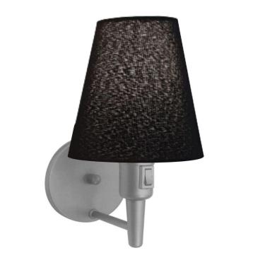 Imagem de Lustre Pendente Quadrado Vivare Md-4006 Cúpula Em Tecido 21/50x50cm - Bivolt Cinza-preto 110v/220v
