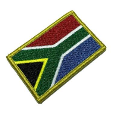 Imagem de BP0021V01 Bandeira África do Sul Patch Bordado Fecho Contato - BR44