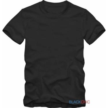 Imagem de Camiseta Masculina Lisa Básica Algodão Manga Curta Sem Estampa Cores E