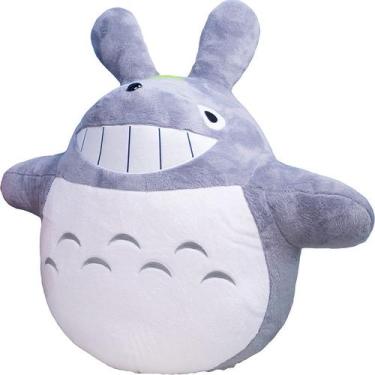 Imagem de Brinquedo de boneca de pelúcia Totoro Grey Grinning 20cm - Taiyuanketa