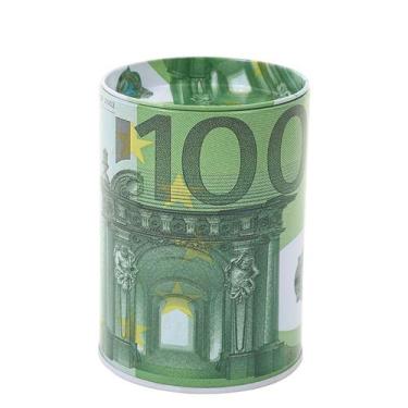 Imagem de Piggy Bank Creative Metal Coin Bank Euro Design 10x15cm - yiweisai