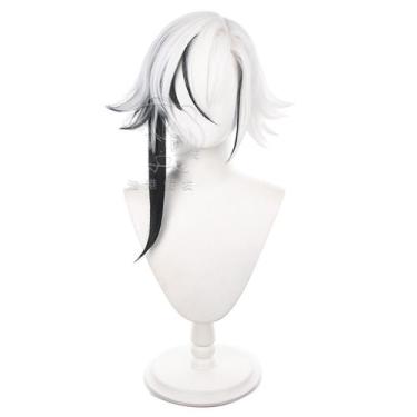 Imagem de Peruca de cosplay Genshins Impacts Arlecchino Synthetic para anime - t