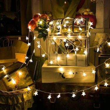 Imagem de Luzes de decoração de árvore de Natal Star Led String Lights - Gloome 