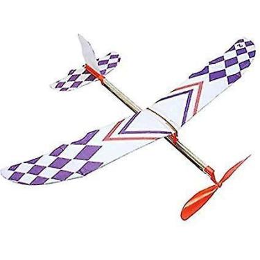 Imagem de Planador voador movido a elástico, modelo de avião DIY - Gloome Store