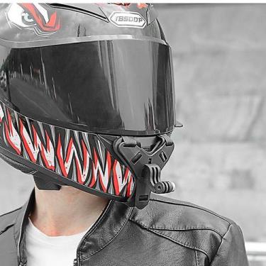 Imagem de Suporte de queixo de capacete de motocicleta para câmera esportiva - v