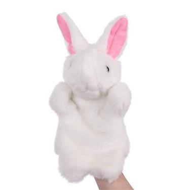 Imagem de Coelhinho de brinquedo de pelúcia Hand Puppet para fingir ter imaginaç