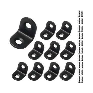 Imagem de Suportes De Canto Em Aço Inoxidável Reforçado Para Prateleiras Em Ângu