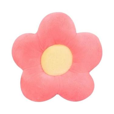 Imagem de Almofada Decorativa De Pelúcia Macia Em Formato De Flor Para Cadeira, 