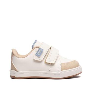 Imagem de Tênis Infantil Klin Flyer Baby Tiras Aderentes Off White, Off white, 1