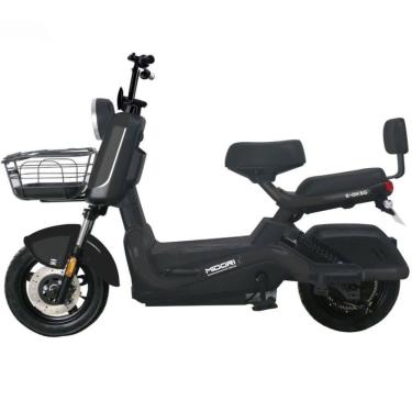 Imagem de Bicicleta Elétrica Scooter Autopropelida Freio a Disco 650W 48V MD-20 Preta Midori