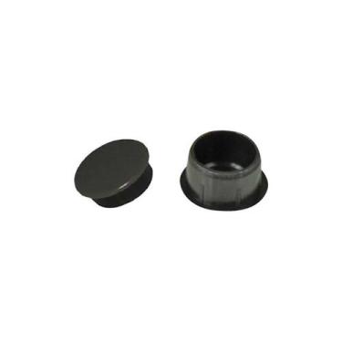 Imagem de Tapa Furo Plástico Para Furo 8mm Preto Pct C/ 100 Un - Starplast