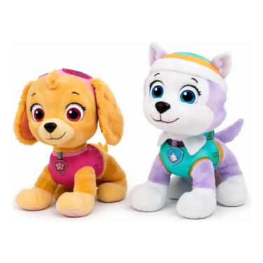 Imagem de Kit Pelúcias Patrulha Canina Antialérgico Skye Everest