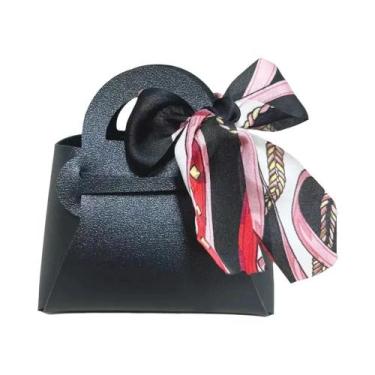 Imagem de Bolsas De Presente De Couro Rosa 10PCS Mini Bolsa De Casamento Com Fit