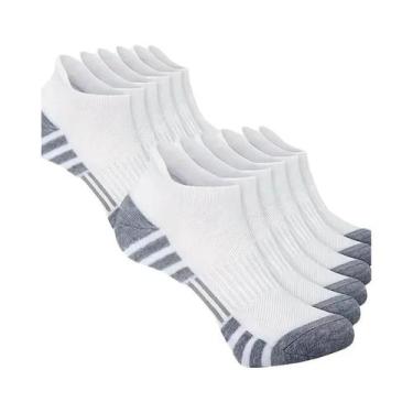 Imagem de Meias Esportivas Masculinas Absorventes Antiderrapantes Respiráveis Co