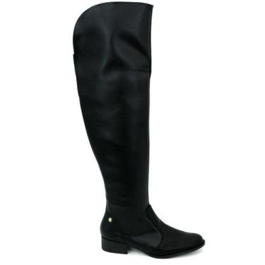 Imagem de Bota Via Uno 50433 Montaria Cano Longo Salto Baixo Over Feminino, 37, 