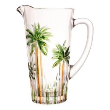Imagem de Jarra Palmeira Tree Handpaint 1,5l Cristal Ecológico Wolff