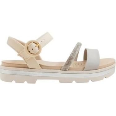 Imagem de Sandália Feminina Papete Casual Dia a Dia Flatform com Strass Ultra Conforto Modare 713...