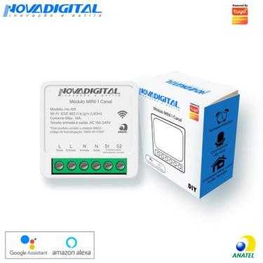 Imagem de Interruptor Inteligente Mini Módulo Dimmer 1 Canal Wifi AlexaHome - NO