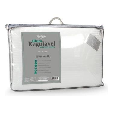 Imagem de Travesseiro regulavel latex premium 16-20 cm - 50 x 70 - duoflex