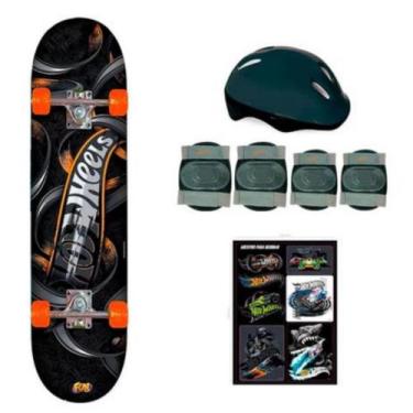 Imagem de Skate com Acessórios Hot Wheels Preto - Fun F00106 - 7898039604459