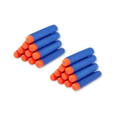 Imagem de 20 Dardos Balas de Reposição Recarga para Lançadores Tipo Nerf Hero Bu