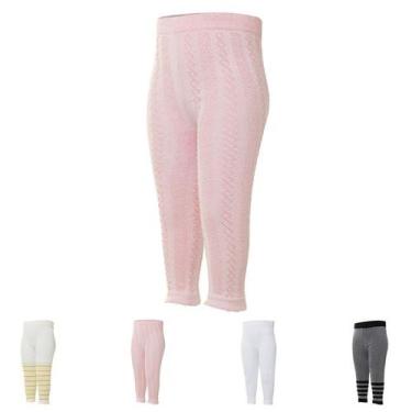 Imagem de Meia Calça Leagging Bebê Infantil Lisa ou Estampada 01 a 02 Anos - Cia