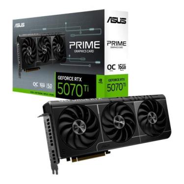 Imagem de Placa de Vídeo ASUS PRIME RTX 5070 Ti O16G NVIDIA Geforce, 16GB, GDDR7