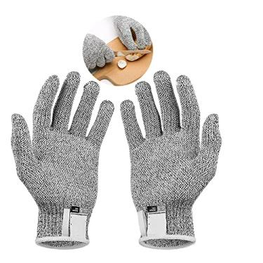 Imagem de Luvas Anti Corte Segurança Nivel 5 Laminas Açougue Culinaria Proteçao