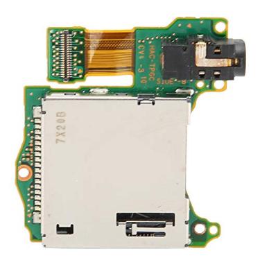 Imagem de Slot para cartão de anfitrião do jogo, compartimento para cartão de jogo, bandeja de leitor de anfitrião, porta de fone de ouvido para Switch Host Repair Acessório/slot para