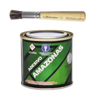 Imagem de Cola Para Carpete Automotivo Amazonas 200G+ Pincel De Cola