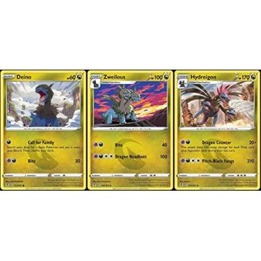 Imagem de Pokemon Hydreigon 115/203 - Evolving Skies - Foil - Dragon - Cartão colecionável - Mais de um
