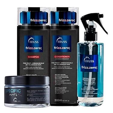 Imagem de Kit Truss Frizz Zero Shampoo+Condicionador+Leave-in+Mascara Specific (4 Produtos)