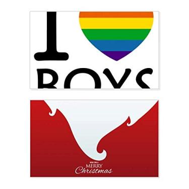 Imagem de Cartão de Feliz Natal Transgêneros Bissexuais Apoio LGBT Feriado Feliz Natal Mensagem de Carta de Natal