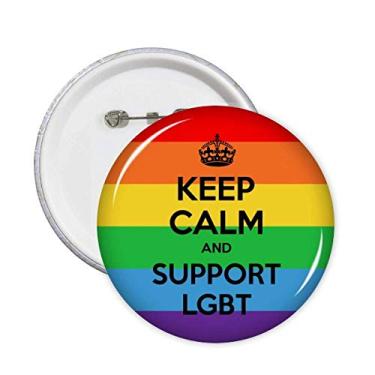Imagem de Broche de bandeira de bissexuais gay lésbicas transgêneros LGBT com emblema de botão para decoração 5 peças