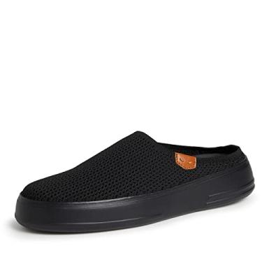 Imagem de Dearfoams Tênis feminino original Comfort Annie Clog, Preto/preto, 38