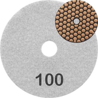 Imagem de Disco Lixa Polimento A Seco Mármore 10 Cm Grão 100 - Gici Tools