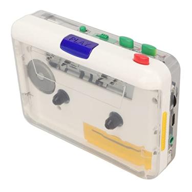 Imagem de Leitor de Conversor de Cassete Portátil, Conversor de Cassete de Som Estéreo HiFi retrô para MP3, Gravador de Toca-fitas Walkman, Com Conector AUX de 3,5 Mm