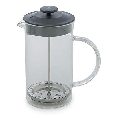 Imagem de Cafeteira Prensa Francesa de Vidro Borossilicato e Tampa de Plástico Preta 600ml - Lyor.