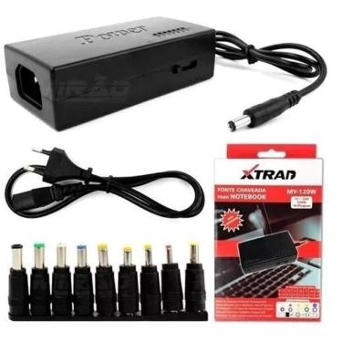 Imagem de Fonte Bivolt Chaveada Universal Para Notebook 10 Plugue 120w