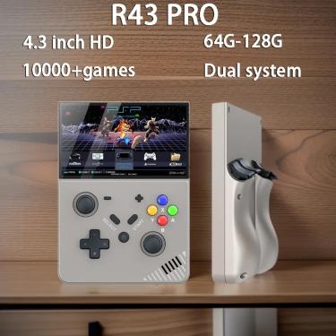 Imagem de R43 PRO Handheld Game Console  M18  Código Aberto  4 3 "  3D  HD  4K  Joystick  Retro  Arcade  PSP