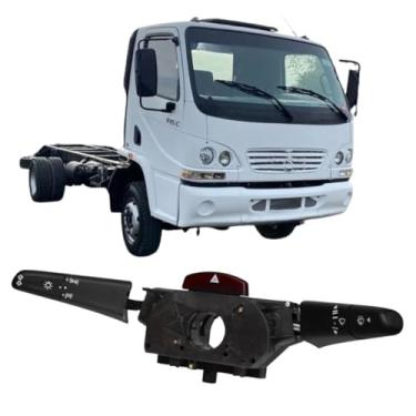 Imagem de Chave Seta Sprinter Accelo 715C Accelo 915C 1996 Ate 2006 Retorno Automatico Com Lampejo (Luz Alta) Limpador Com Temporizador Buzina Pisca Alerta