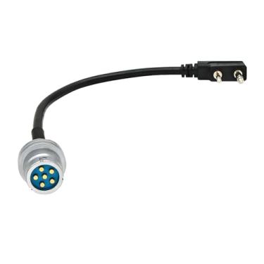 Imagem de Plugue de 6 pinos para Kenwood Socket Cabo adaptador de rádio para Walkie-Talkie AN/PRC 148 152A