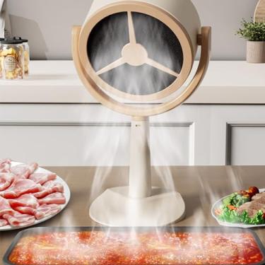 Imagem de Exaustor Portátil, Exaustores de Mesa Com 2 Velocidades para Cozinha, Baixo Ruído, Exaustor de ângulo Ajustável Com Filtro Removível de Algodão para Trailers, Churrasqueira Interna