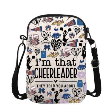 Imagem de Bolsa tiracolo Best Cheerleader Ever Cheerleading Life Carry On Bag Cheerleader Coach Gift Cheer Team Gift Cheer Dance Gift, Thatcheerleadercrosss